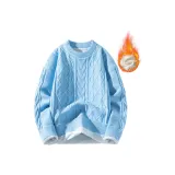 Синий, флисовая подкладка