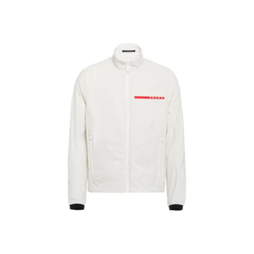 PRADA Экрю Мужские Куртки