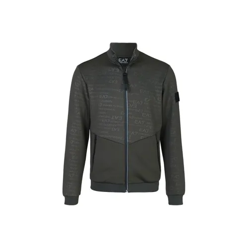 EMPORIO ARMANI Армейский зеленый Мужские куртки