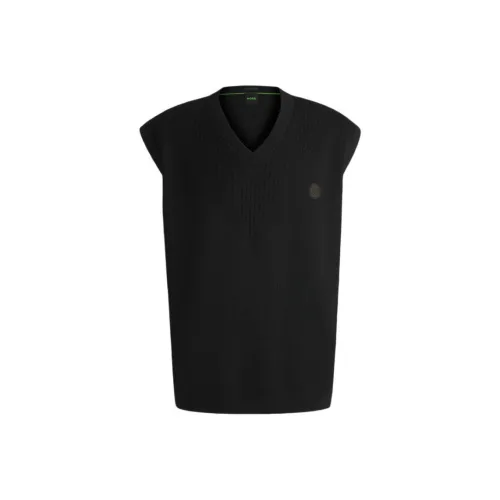 Hugo Boss SS25 Топ без рукавов Мужской Черный