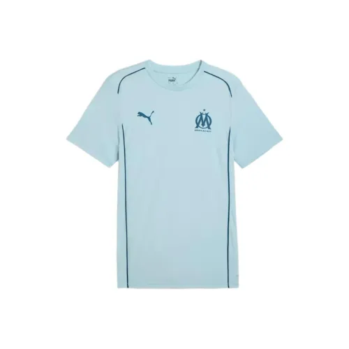 PUMA Olympique de Marseille Стандартная футболка мужская небесно-голубая
