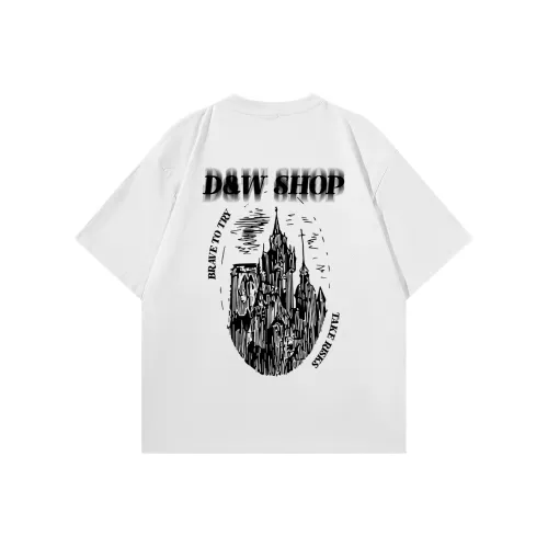 D&W Белая унисекс футболка