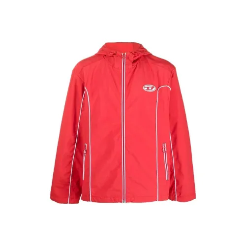 DIESEL FW22 Куртки и Пальто Мужской Красный