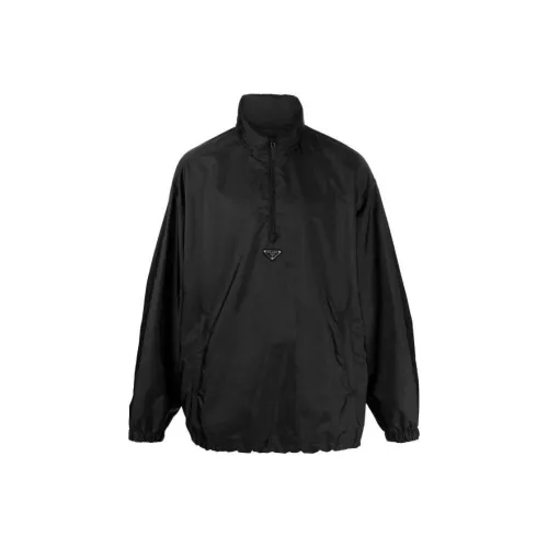 PRADA Мужские черные куртки