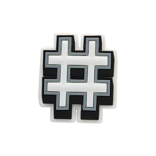 Crocs ПВХ Аксессуары для обуви Унисекс Черный