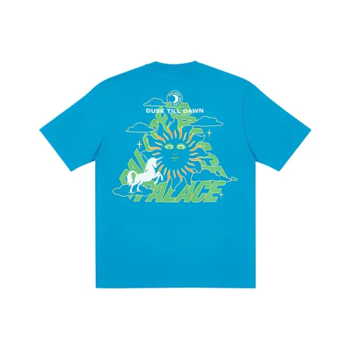 Дворцовый Небесно-голубой Унисекс Футболка