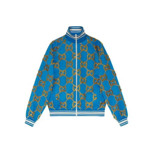 GUCCI Blue Men's Jackets GUCCI Синий Мужские Куртки