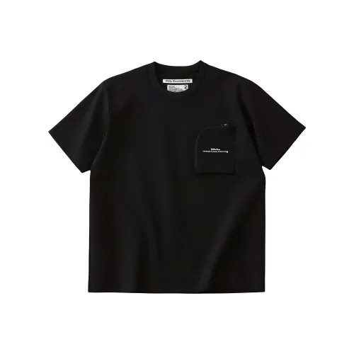 White Mountaineering Черные Мужские T-рубашки