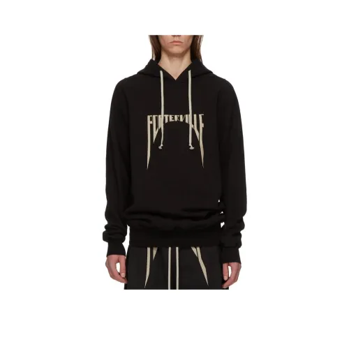 Rick Owens RO FW24 Свитшот Мужской Черный