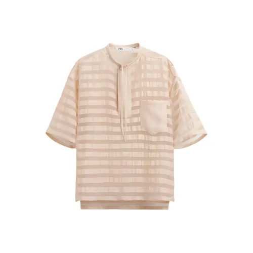 ZARA Розовые Мужские Рубашки