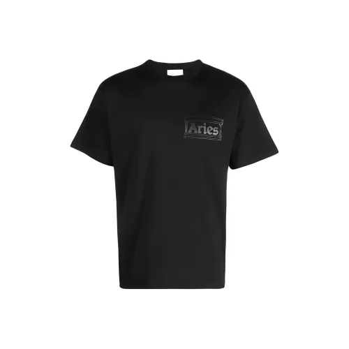 Aries Черные Мужские T-Рубашки