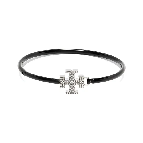 TORY BURCH Смола Латунь Стекло Эмаль Браслеты Женские Черный