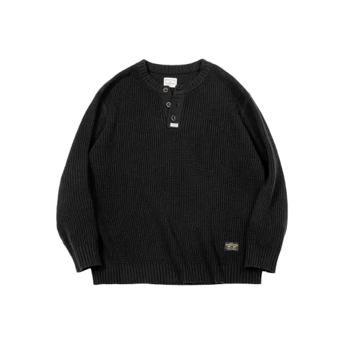 MADEN Amekaji Трикотаж Мужской Черный