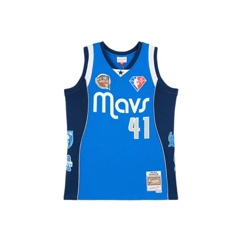 MITCHELL NESS Топ-танк Унисекс Синий