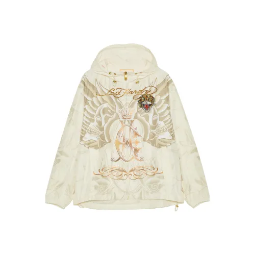 Ed Hardy Айвори Белый E1OCM191 Мужская Куртка