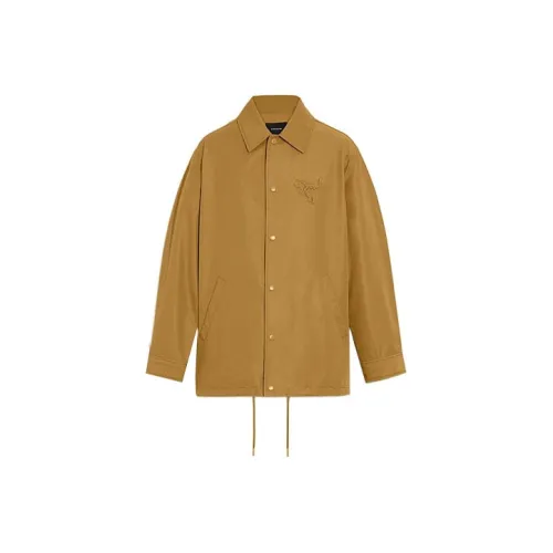 COACH Коричневый Желтый Мужские Куртки