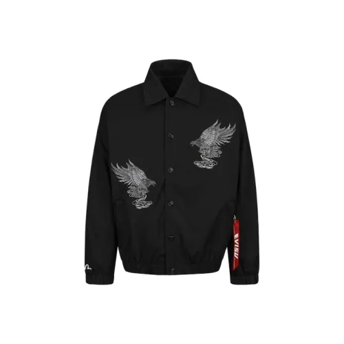 EVISU Мужские черные куртки