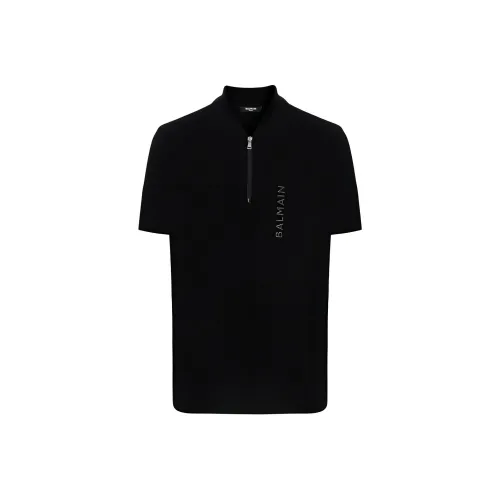 BALMAIN Мужская черная поло