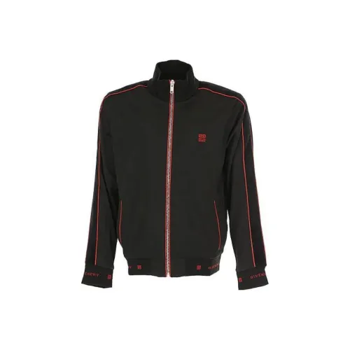 GIVENCHY Черный Красный Мужские Куртки