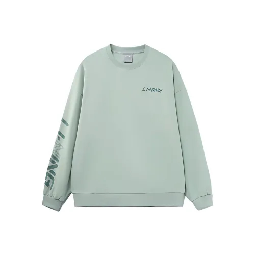 LINING Sports Life Collection Толстовка Мужская Серый Туманный Зеленый