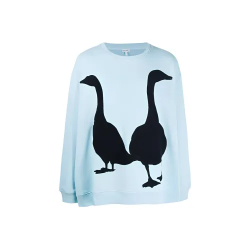 LOEWE Совместное издание Туманно-голубой Мужской Свитшот
