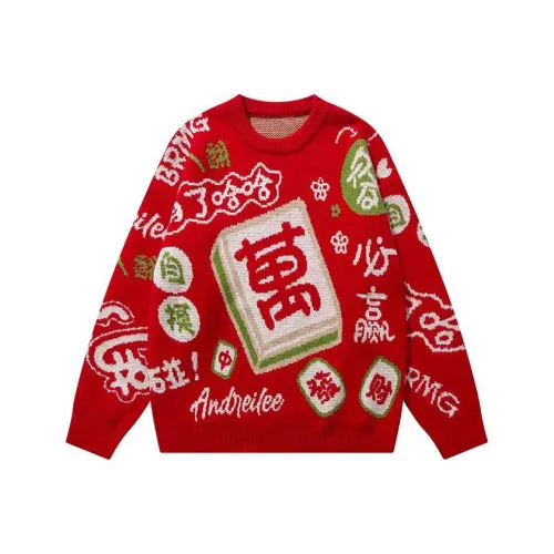 MAURRGOOU Красный Унисекс Трикотаж