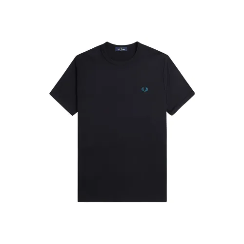 FRED PERRY Мужские черные T-рубашки
