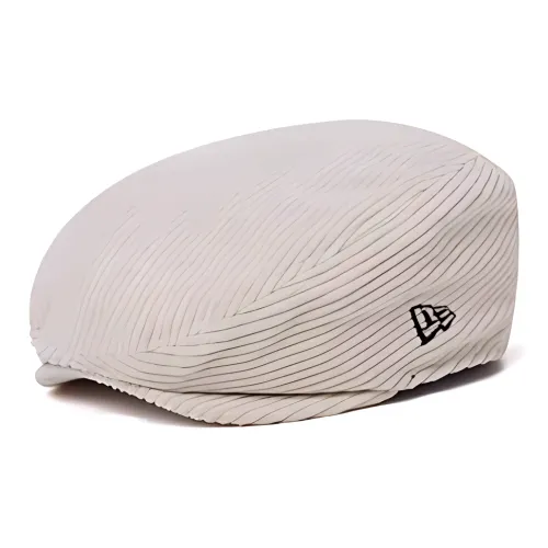 New Era Вельветовые береты унисекс бежевого цвета