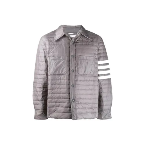 THOM BROWNE Серый Мужской Куртки