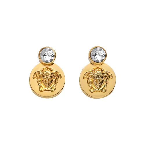 VERSACE Металлические Серьги Золотые Женские