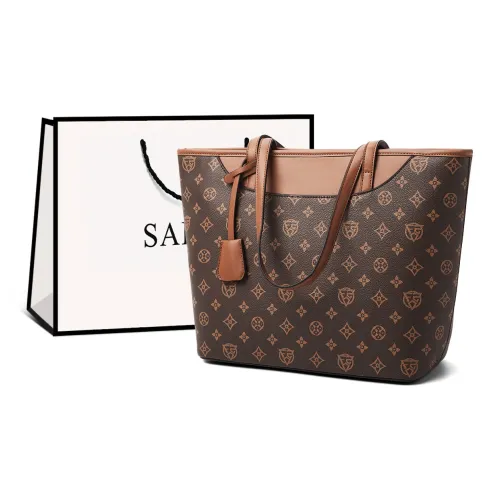 Safiya Сумка Tote из синтетической кожи сумка через плечо женская кофейного цвета