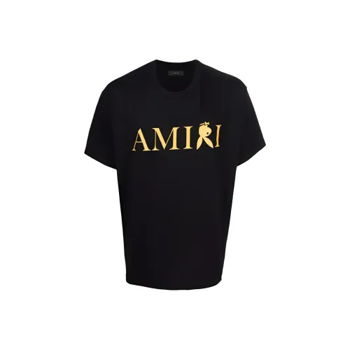 AMIRI Мужские черные футболки