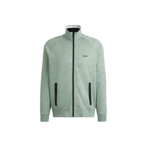 Hugo Boss Толстовка Мужская Светло-Зеленая