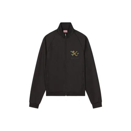 KENZO Tiger Tail Series Черные Мужские Куртки