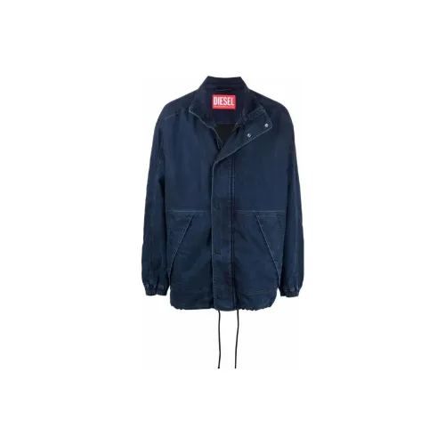 DIESEL FW22 Куртки и Пальто Мужской Синий