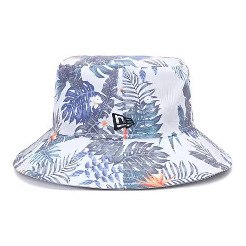 New Era Cotton Bucket Hats Белый Унисекс