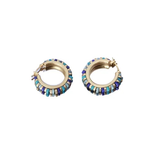 Rareme Серьги Павлине-синий Женские