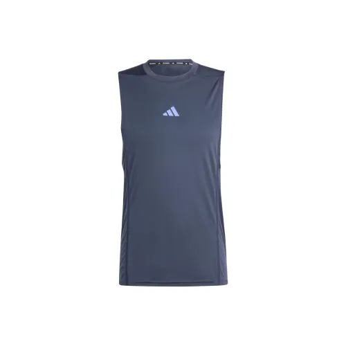 Adidas Blue Men's Tank Tops