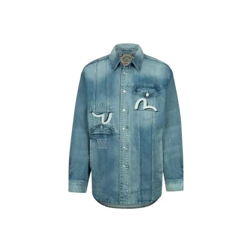 EVISU Джинсовый синий Мужские Куртки