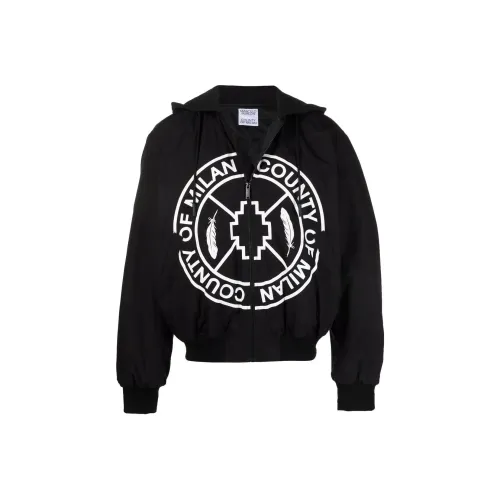 Marcelo Burlon Черные Мужские Куртки