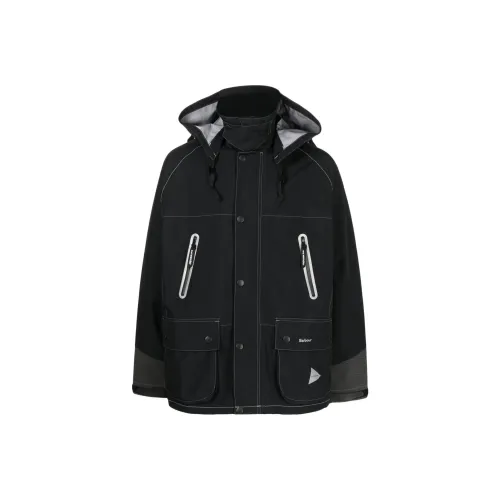 BARBOUR Мужские черные куртки