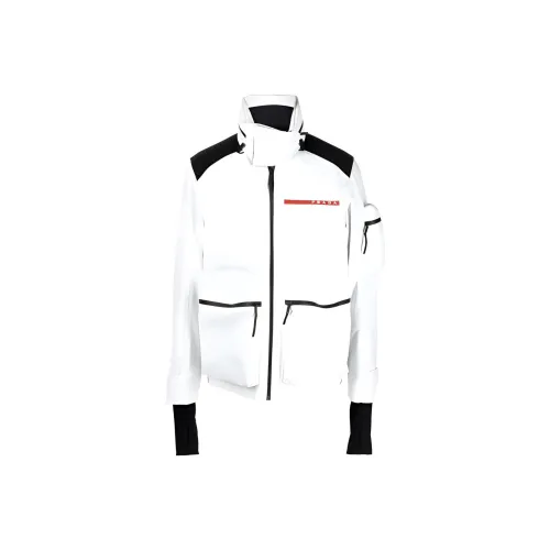 PRADA SS23 Куртки и Пальто Мужской Белый