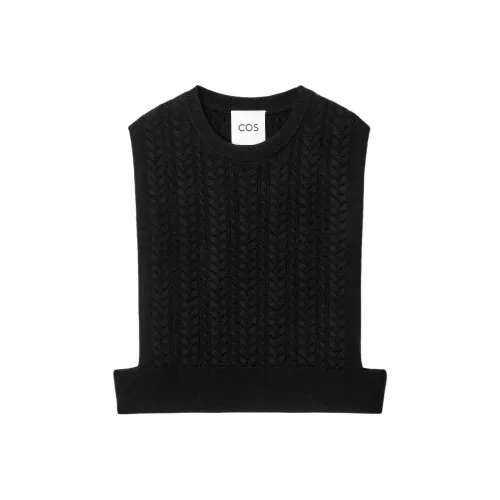 COS Мужские майки черного цвета