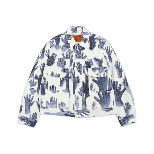 Denim Tears Индиго Унисекс Куртки