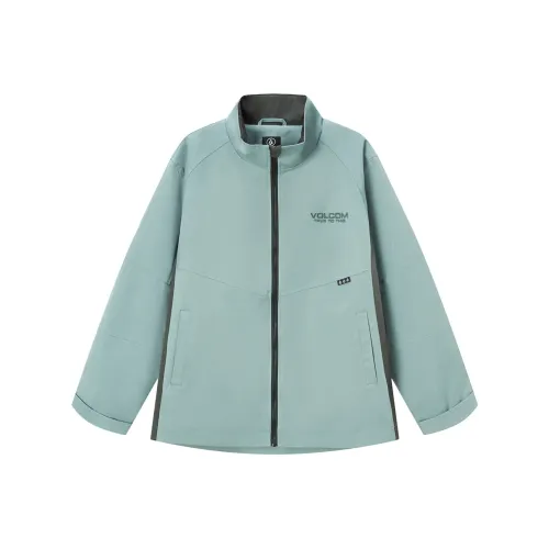 Volcom Куртка Унисекс Серый Зеленый