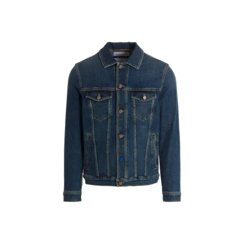 JACOB COHEN Blue Men's Jackets JACOB COHEN Синий Мужской Куртки