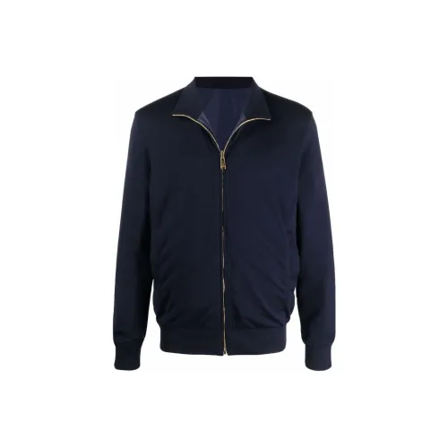 VERSACE FW22 Куртки и Пальто Мужской Темно-синий