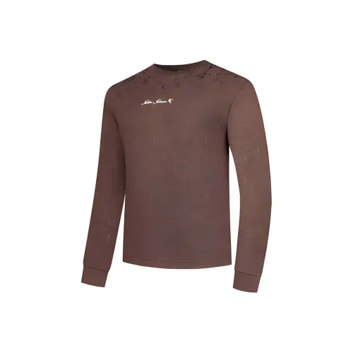 QIAODAN Sports Life Collection Толстовка Мужской Ван Дайк Браун Джордан Белый