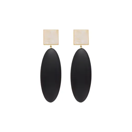 SAINT LAURENT Серьги Черные Женские