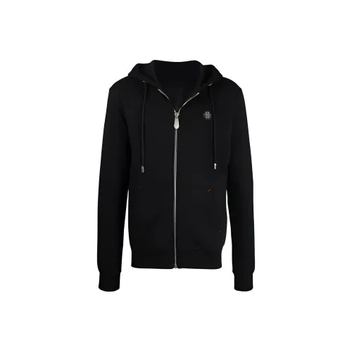 PHILIPP PLEIN Мужские черные свитшоты